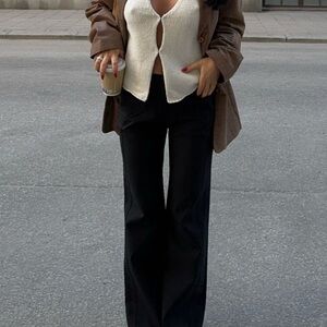 Rumours Ivory Open Knit Vest